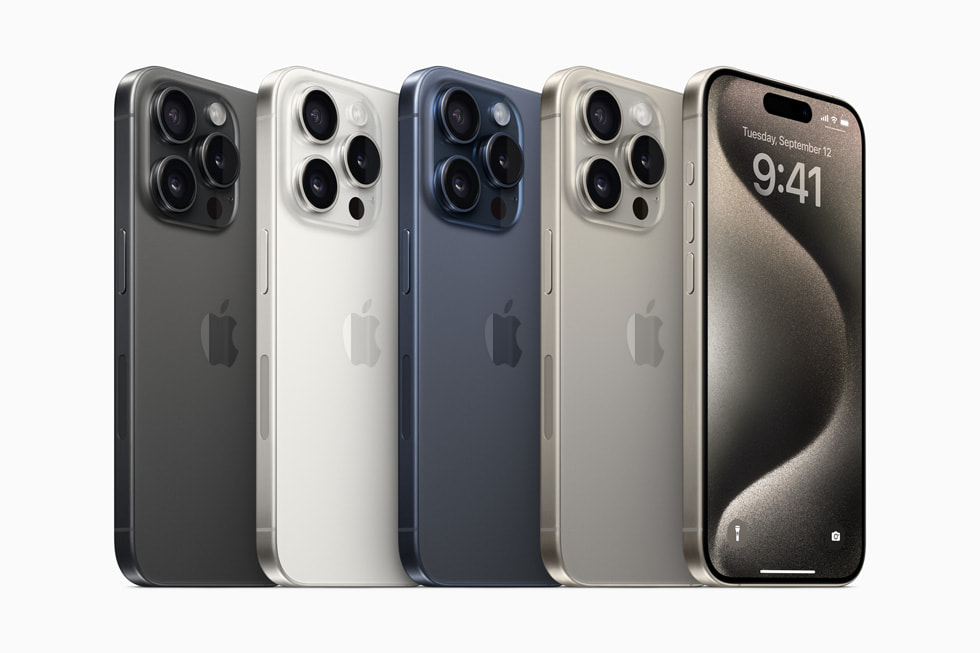 Apple iPhone 15 Pro series lineup