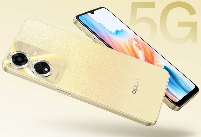 Oppo A59 5G main and selfie cameras