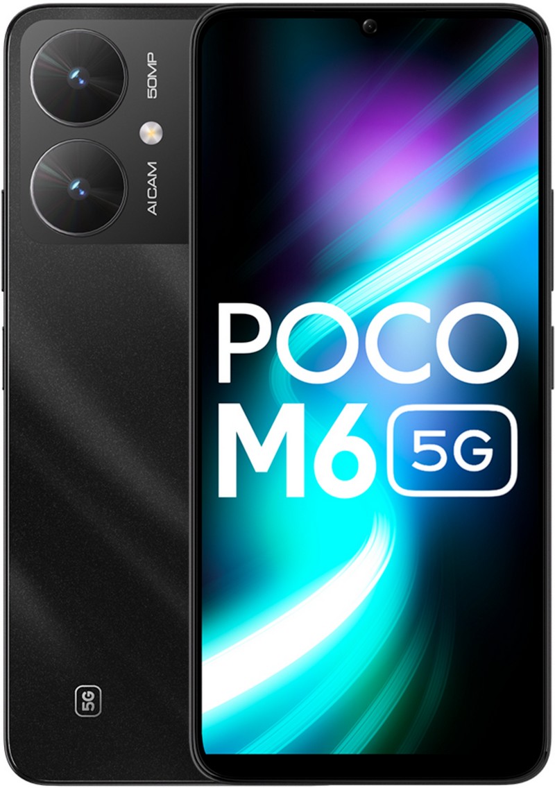 Xiaomi Poco M6 5G main and selfie cameras